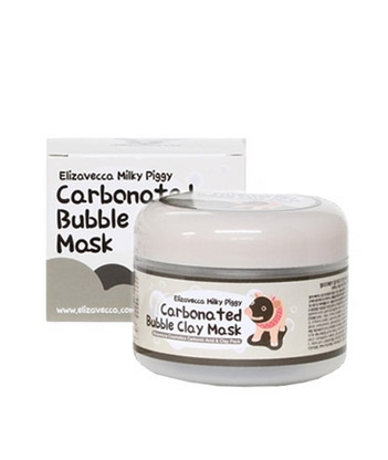 [Elizavecca] Маска для лица ОЧИЩАЮЩАЯ/ПУЗЫРЬКОВАЯ Сarbonate Bubble Clay Mask, 100 мл