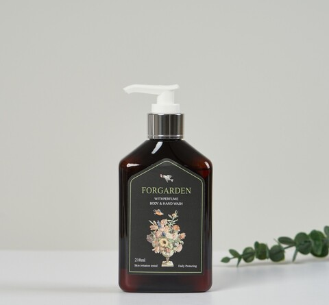 [FORGARDEN] Гель для душа парфюмированный ТРАВЯНОЙ КОМПЛЕКС Withperfume Body & Hand Wash, 210 мл