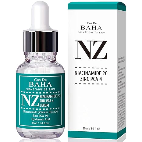 [COS DE BAHA] Сыворотка для лица НИАЦИНАМИД / ЦИНК NZ Cos De Baha Niacinamide 20 Zink PCA 4 Serum, 30 мл