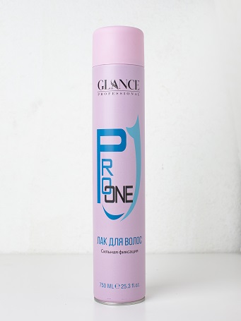 [GLANCE] Лак для волос СИЛЬНАЯ ФИКСАЦИЯ Pro One Hair, 750 мл