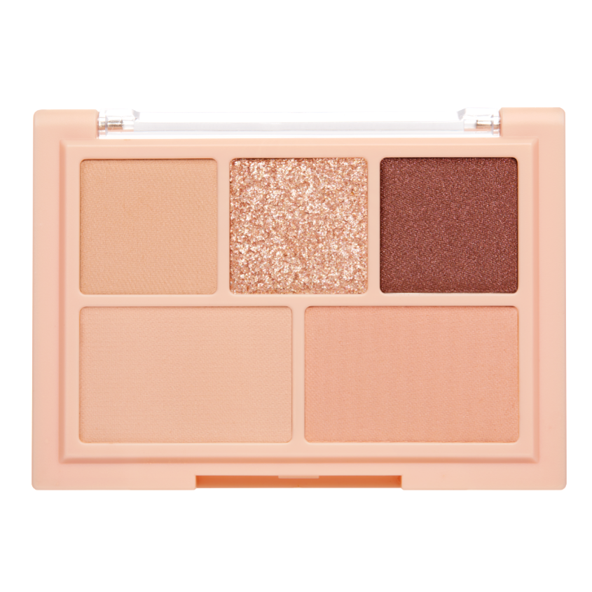 [LIZDA] Палетка теней для век WARM BEIGE TALK MINI 03 Mood Fit Palette, 5 гр