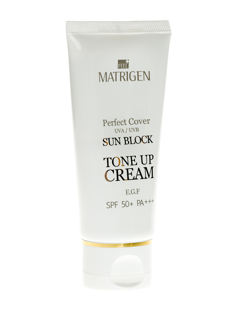 [MATRIGEN] Крем для лица солнцезащитный SPF 50 ЛЕГКИЙ ТОН Sun Block Tone Up Cream, 50 мл