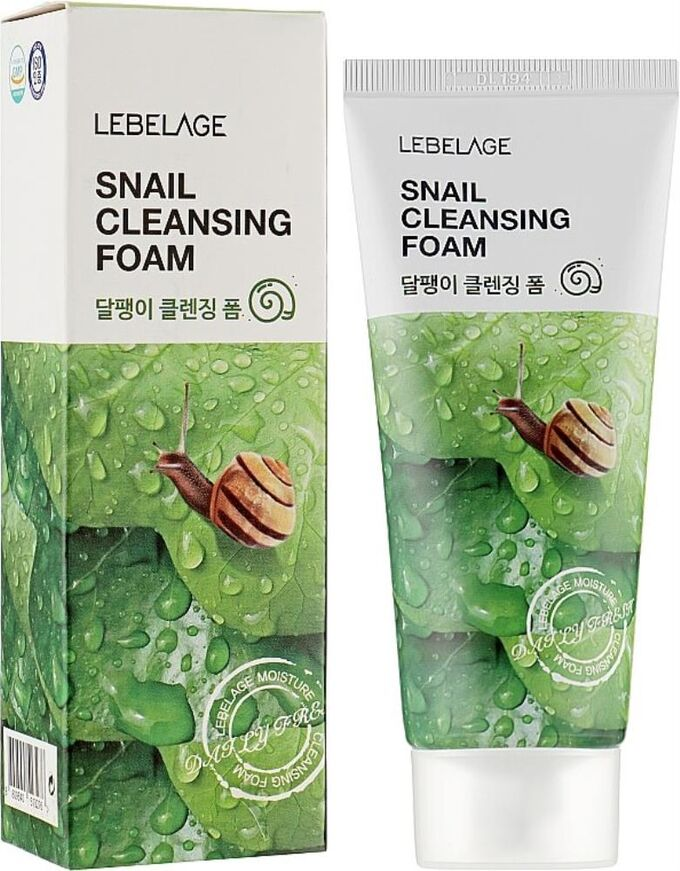 [LEBELAGE] Пенка для умывания МУЦИН УЛИТКИ Snail Cleansing Foam, 100 мл