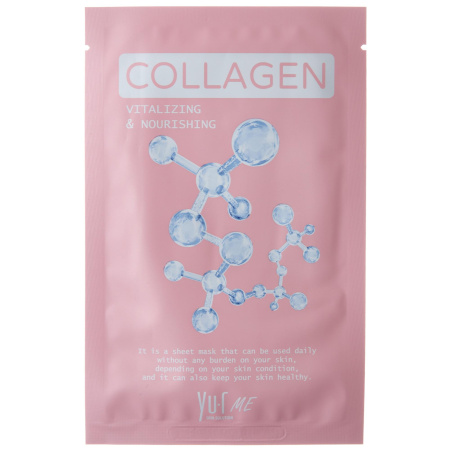 [YU.R] Маска для лица тканевая КОЛЛАГЕН Me Collagen Sheet Mask, 1 шт