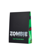 379685-D301 - НАБОР Пилинг-носочки для ног ОТШЕЛУШИВАЮЩИЕ Zombie Foot Peel Mask, 3 шт*40 мл