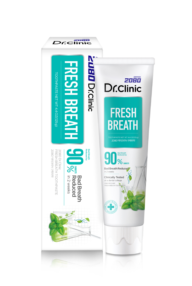 [2080 DR.CLINIC] Зубная паста СВЕЖЕСТЬ ДЫХАНИЯ Fresh Breath, 125 г