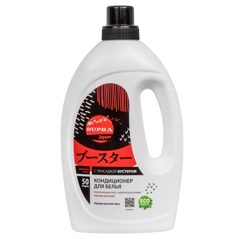 [SUPRA] Кондиционер для белья SAKURA BLOSSOM с присадкой-бустером, 1000 мл