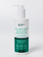 411265-D82E - Гель для душа ANTI-ACNE c кислотами AHA+BHA Shower Gel, 250 мл