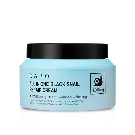 [DABO] Крем для лица ЭКСТРАКТ ЧЕРНОЙ УЛИТКИ восстанавливающий All In One Black Snail Repair Сream, 100 мл