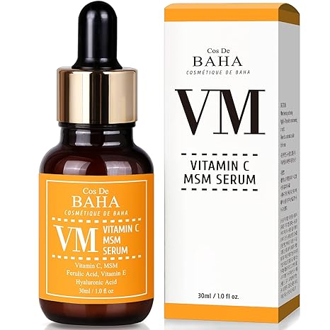 [COS DE BAHA] Сыворотка для лица осветляющая ВИТАМИН С VM Cos De Baha Vitamin C MSM Serum, 30 мл