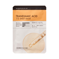 438853-C13C - [DERMA FACTORY] Маска для лица тканевая ТРАНЕКСАМОВАЯ КИСЛОТА 1%, Tranexamic Acid 1% Sheet Mask, 23 гр