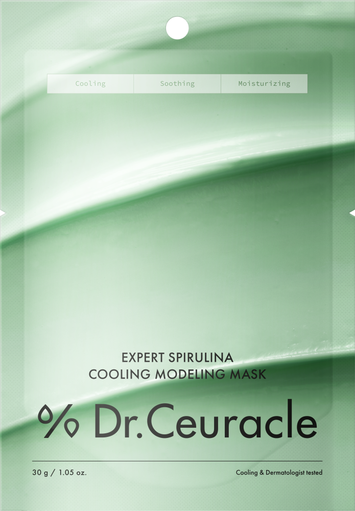 [DR. CEURACLE] Маска для лица альгинатная охлаждающая СПИРУЛИНА Expert Spirulina Cooling Modeling Mask, 30 г