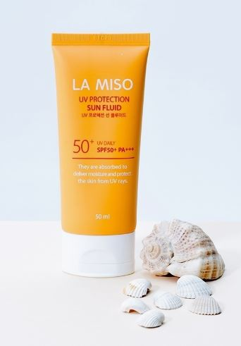 [LA MISO] Солнцезащитный флюид для лица ГИАЛУРОНОВАЯ КИСЛОТА SPF 50+ PA+++, 50 мл