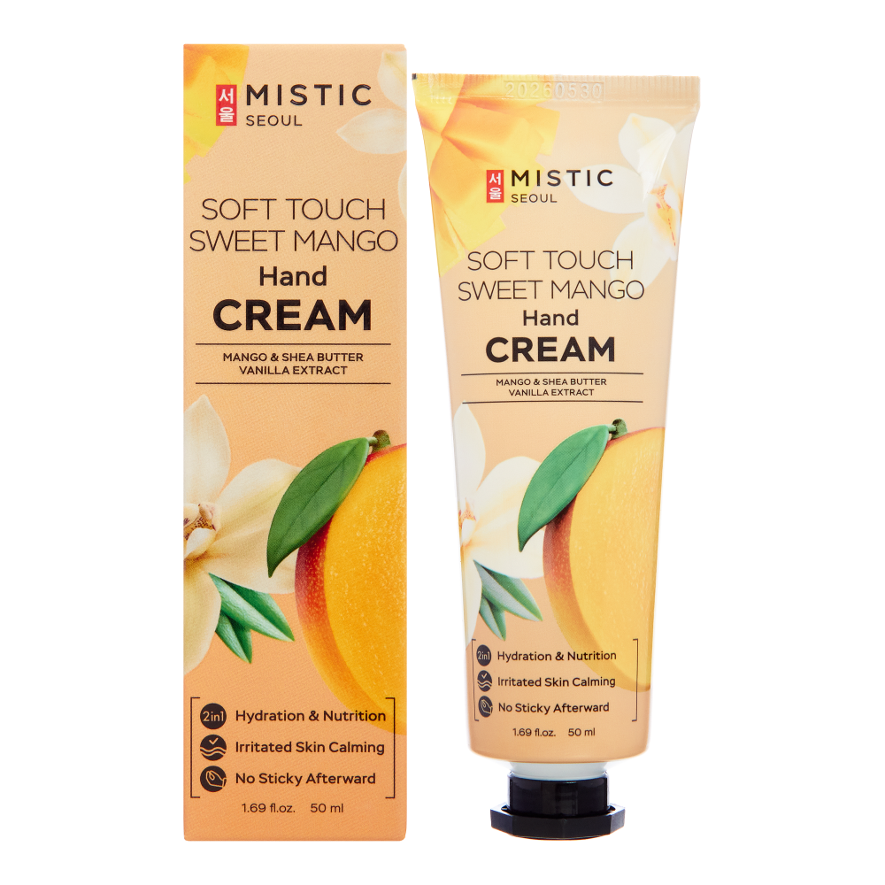 [MISTIC] Крем для рук восстанавливающий МАНГО / МАСЛО ШИ Mistic Soft Touch Sweet Mango Hand Cream, 50 мл