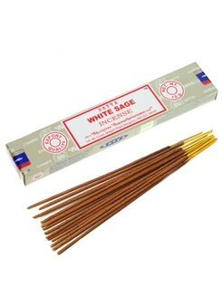 [SATYA] Благовония БЕЛЫЙ ШАЛФЕЙ Satya White Sage Incense, 15 г