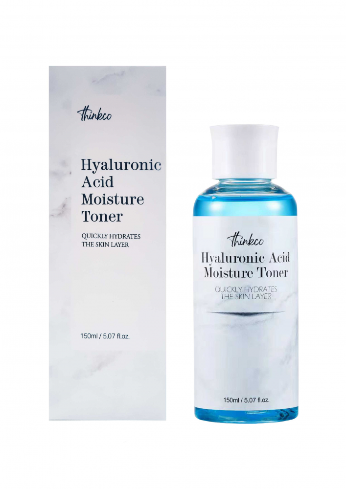 [THINKCO] Тонер для лица увлажняющий ГИАЛУРОНОВАЯ КИСЛОТА Hyaluronic Acid Moisture Toner, 150 мл