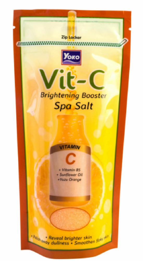 [YOKO] Скраб для тела солевой ВИТАМИН C Vit-C Brightening Booster Spa Salt , 300 гр