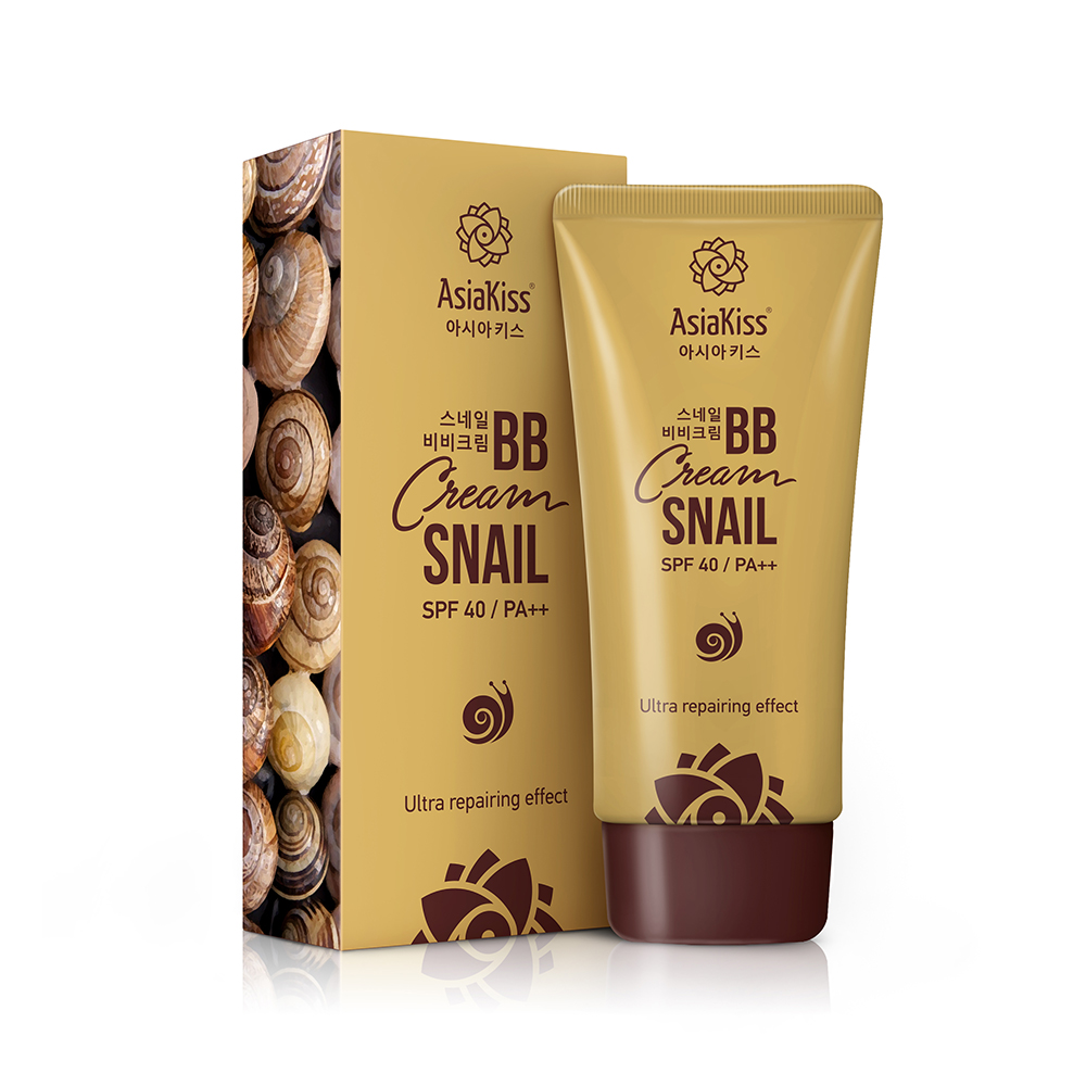 [ASIAKISS] BB-крем для лица тонирующий МУЦИН УЛИТКИ Snail BB Cream, 60 мл