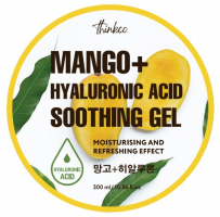 [THINKCO] Гель для лица и тела универсальный МАНГО / ГИАЛУРОНОВАЯ КИСЛОТА Mango+Hyaluronic Acid Soothing Gel, 300 мл