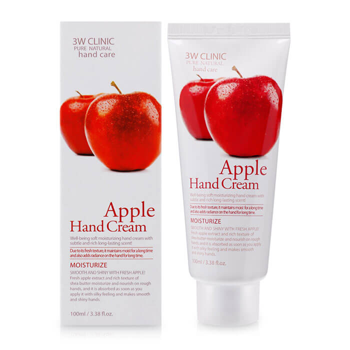 [3W CLINIC] Крем для рук ЯБЛОКО Moisturizing Hand Cream Apple, 100 мл