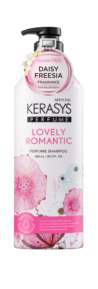 [KERASYS] Шампунь для волос РОМАНТИК Lovely&Romantic, 600 мл