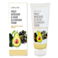 [LEBELAGE] Пенка для умывания АВОКАДО / ОЛИВА Fruit Avocado / Olive Cleansing, 100 мл