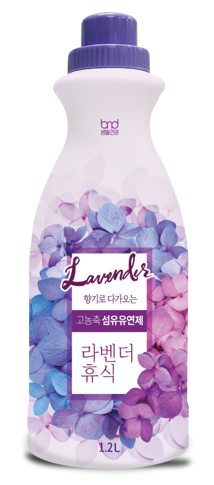 [B&D] Кондиционер для белья концентрат АРОМАТ ЛАВАНДЫ High Enrichment Fabric Softener Lavender Softener, 1,2 л