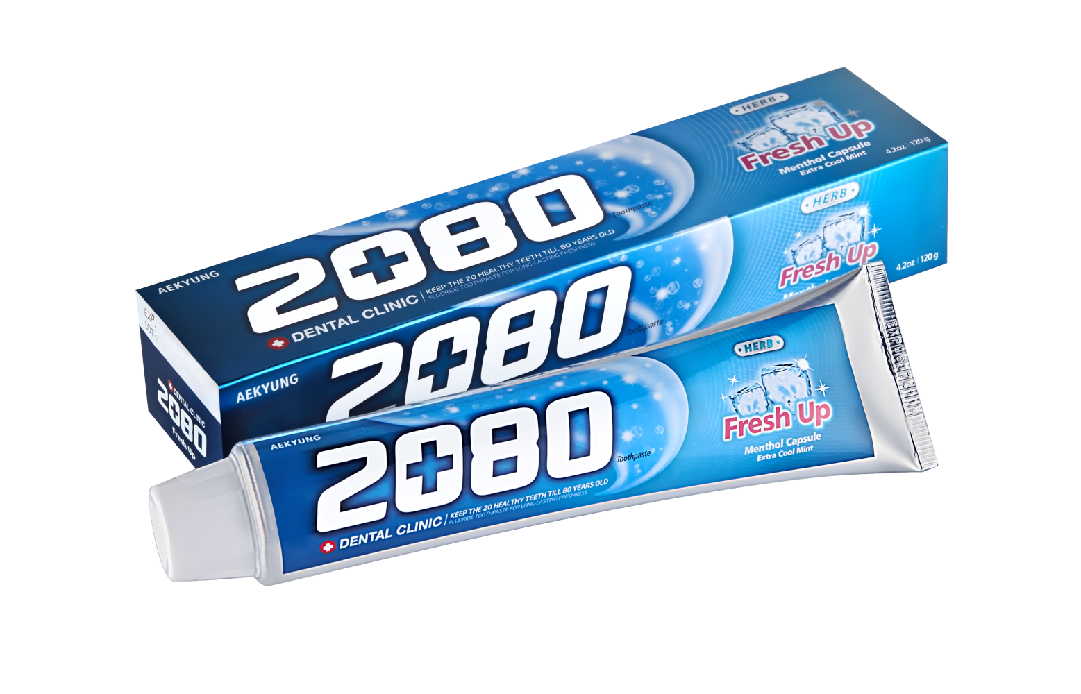 [DENTAL CLINIC 2080] Зубная паста ОСВЕЖАЮЩАЯ Fresh Up Toothpaste, 120 гр