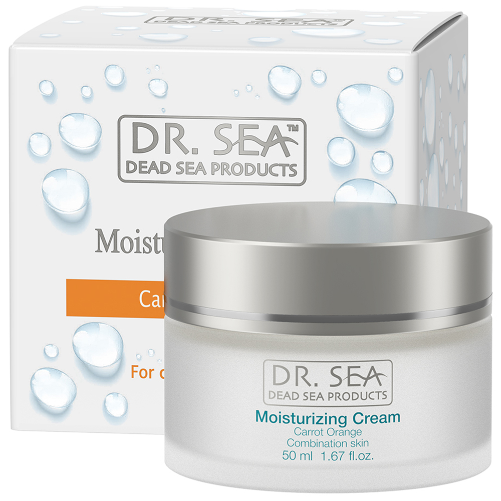 Dr.Sea Увлажняющий крем с маслами моркови и апельсина Moisturizing Cream Carrot & Orange 50мл