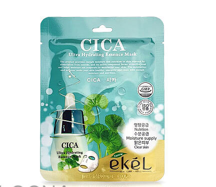 [EKEL] Маска для лица тканевая ЦЕНТЕЛЛА АЗИАТСКАЯ CICA Ultra Hydrating Essence Mask, 25мл