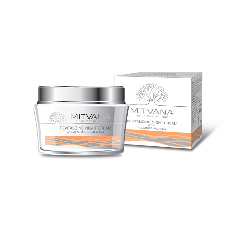 [MITVANA] Крем для лица ночной ЭКСТРАКТ МИНДАЛЯ восстанавливающий Revitalizing Night Cream, 50 г