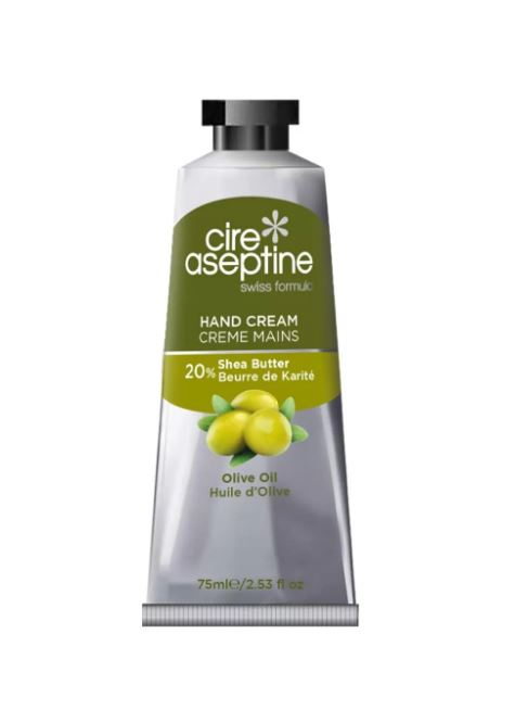 [CIRE ASEPTIN] Крем для рук МАСЛО ШИ 20% И ОЛИВКОВОЕ МАСЛО 20% Shea Butter Hand Cream Olive Oil, 75 мл