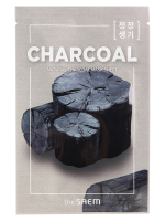 574847-CDC7 - [THE SAEM] Маска для лица тканевая ДРЕВЕСНЫЙ УГОЛЬ Natural Charcoal Mask Sheet, 21 мл