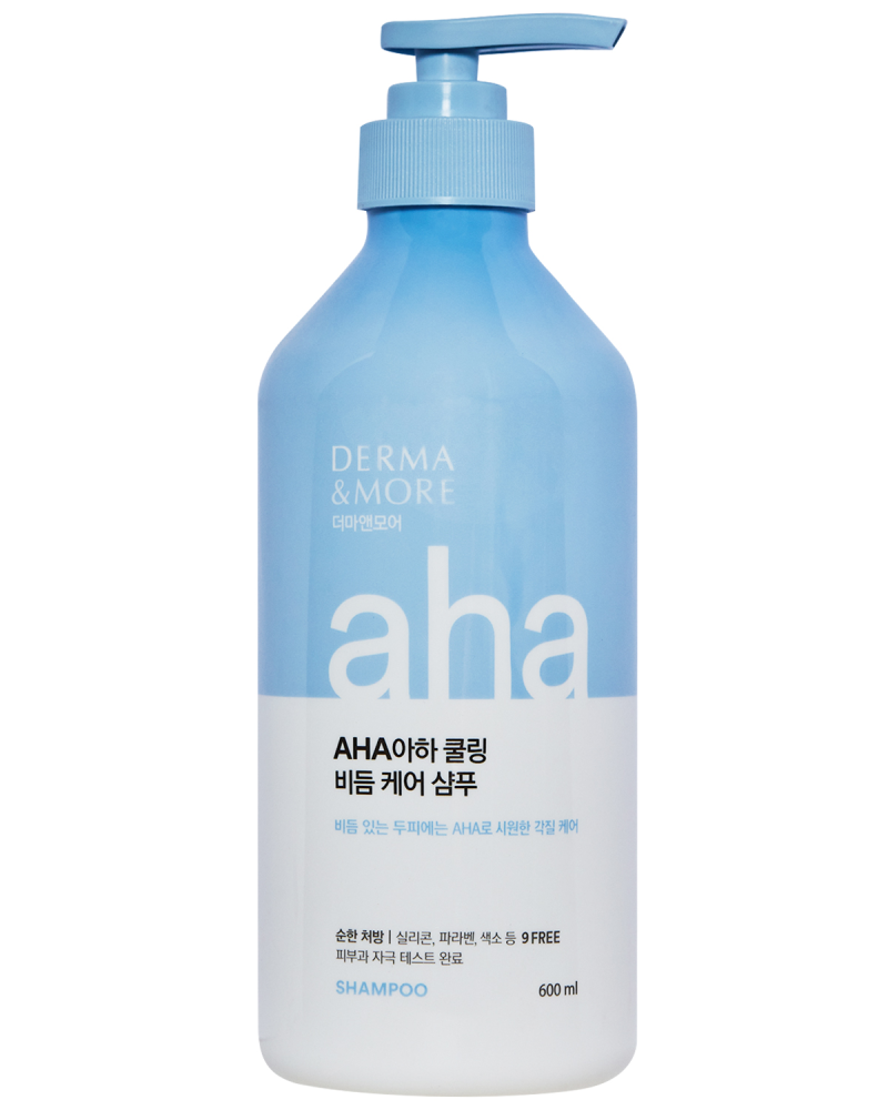 [DERMA & MORE] Шампунь для волос ОТ ПЕРХОТИ освежающий, 600 мл