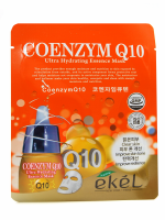 [EKEL] Маска для лица тканевая КОЭНЗИМ Q10 Coenzym Q10 Ultra Hydrating Essence Mask, 25 мл