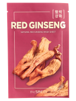 578223-CDC7 - [THE SAEM] Маска для лица тканевая ЭКСТРАКТ ЖЕНЬШЕНЯ Natural REd Ginseng Mask Sheet, 21 мл