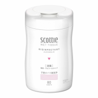 [SCOTTIE] Салфетки-полотенца для рук влажные, очищающие, спиртовые БЕЗ ЗАПАХА Scottie Wet Tissue, 70 листов / 250 мл