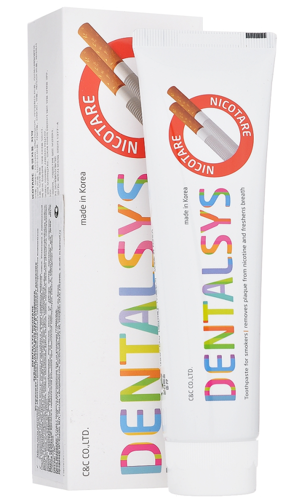 [DENTALSYS] Зубная паста НИКОТАР для курильщиков Nicotare Toothpaste, 130 гр