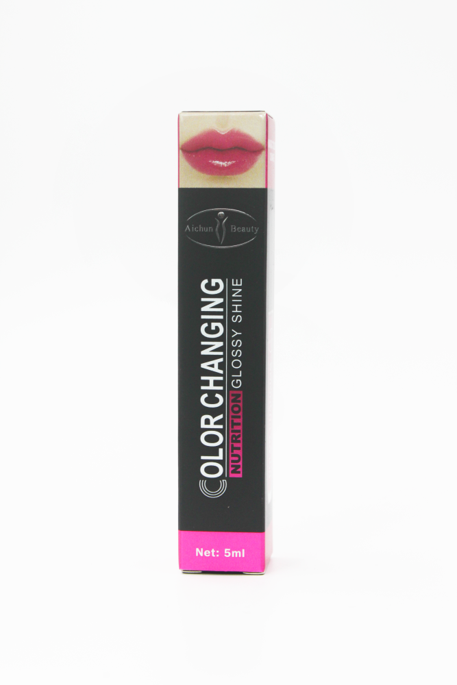[AICHUN BEAUTY] Масло-плампер для губ 3D ОБЪЕМ (оттенок розовая вишня) Color Changing Lip Oil (Cherry), 5 мл