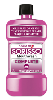 [SORISSO] Ополаскиватель для полости рта КОМПЛЕКС Complete Daile Mouthwash, 250 мл