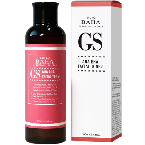 [COS DE BAHA] Тонер для лица AHA / BHA КИСЛОТЫ Cos De Baha AHA/BHA GS Toner, 200 мл