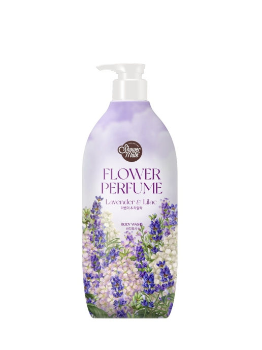 [SHOWER MATE] Гель для душа ЛАВАНДА Flower Perfume Body Wash Lavender, 900 мл