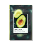 661249-2CD2 - [TENZERO] Маска для лица тканевая ЭКСТРАКТ АВОКАДО Avocado Sheet Mask, 25 мл