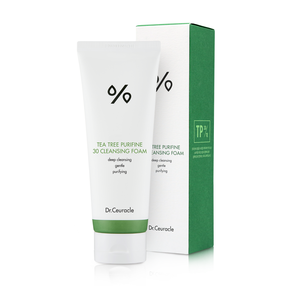 [DR. CEURACLE] Пенка для умывания ЧАЙНОЕ ДЕРЕВО Tea Tree Purifine 30 Cleansing Foam, 150 мл