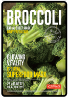 [DERMAL] Маска для лица тканевая БРОККОЛИ It's Real Superfood Mask BROCOLI, 25 мл
