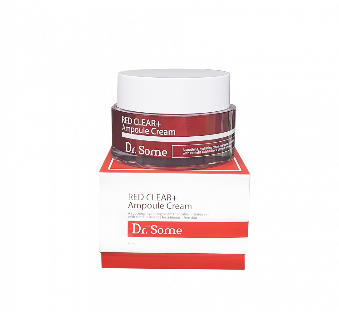 [MED B] Крем для лица ампульный для проблемной кожи Dr.Some Red Clear Ampoule Cream, 50 мл