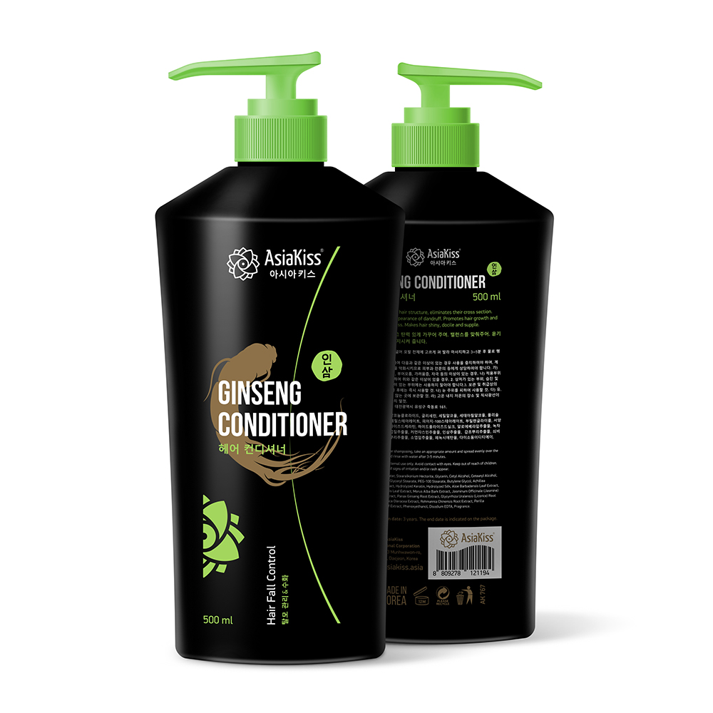 [ASIAKISS] Кондиционер для волос ЭКСТРАКТ ЖЕНЬШЕНЯ Ginseng Hair Conditioner, 500 мл