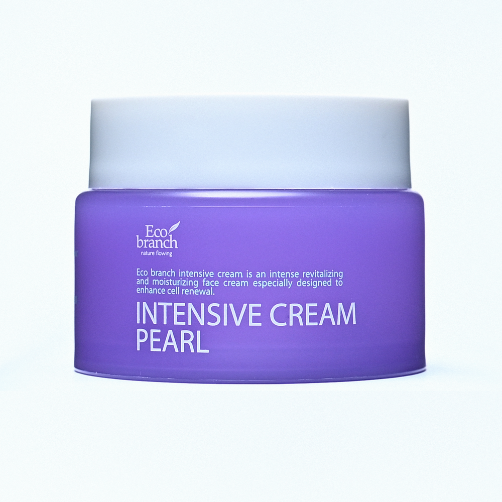 [ECO BRANCH] Крем для лица интенсивный ЭКСТРАКТ ЖЕМЧУГА увлажняющий Intensive Cream Pearl, 100 мл