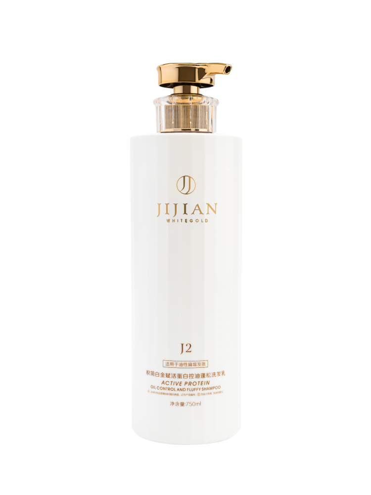 [JIJIAN] Шампунь для волос J2 ВОССТАНОВЛЕНИЕ с активным протеином Whitegold Active Protein Oil Control and Fluffy Hair Shampoo, 750 мл