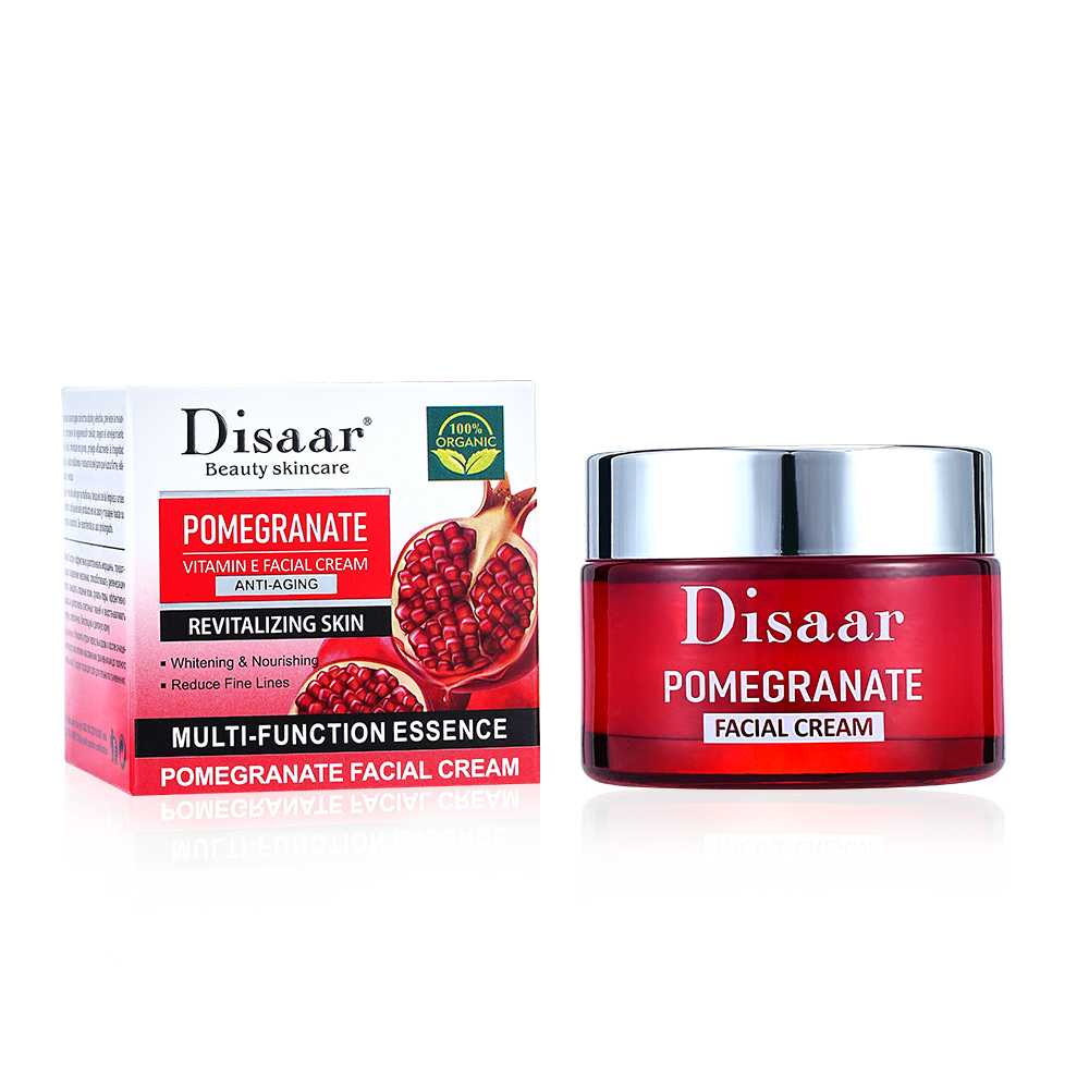 [DISAAR] Крем для лица ЭКСТРАКТ ГРАНАТА И ВИТАМИН Е увлажняющий Pomegranate&Vitamin E Facial Cream, 50 мл